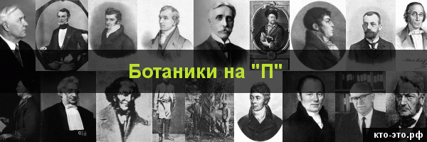 Ботаники на букву "П"