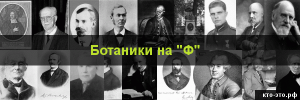 Ботаники на букву "Ф"